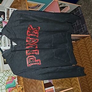 Womens sz small VS PINK zip up hoodie.